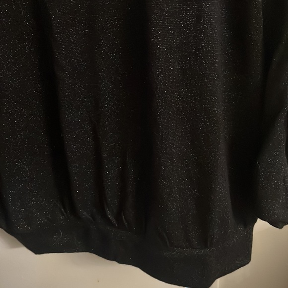 NWT TORRID SPARKLE KNIT DROP SHOULDER SHIRRED SLEEVE TOP 🔥🔥🔥🔥 - Picture 8 of 10